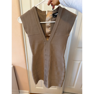 Aritzia Bandage Dress in Brown